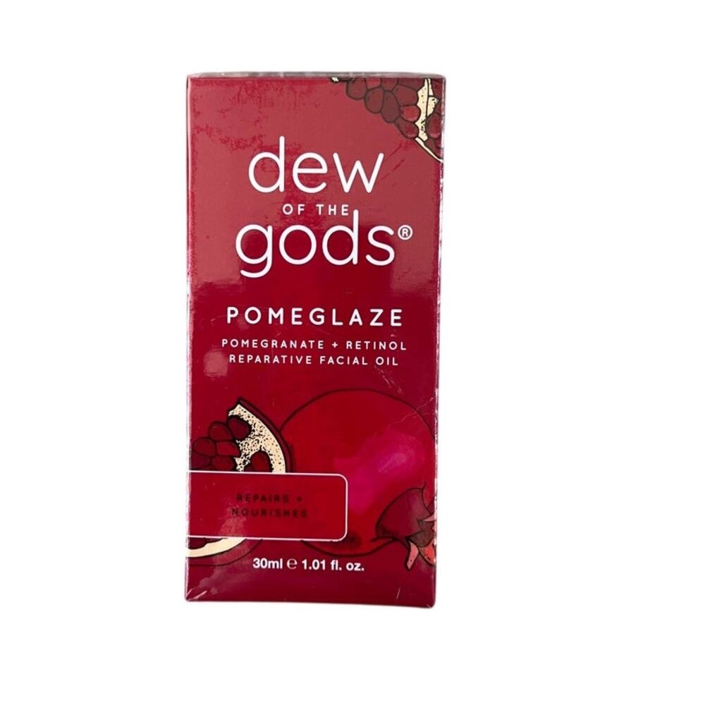 Dew of the Gods Pomeglaze Pomegranate Retinol Repairative Facial Oil New 1 fl oz
